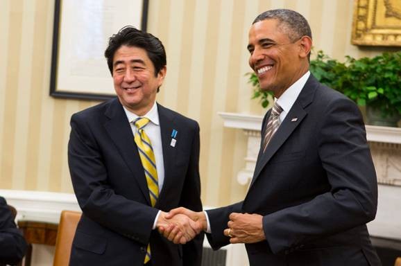 Thủ tướng Nhật Bản Shinzo Abe vừa có chuyến thăm Mỹ, hội đàm với Tổng thống Barack Obama